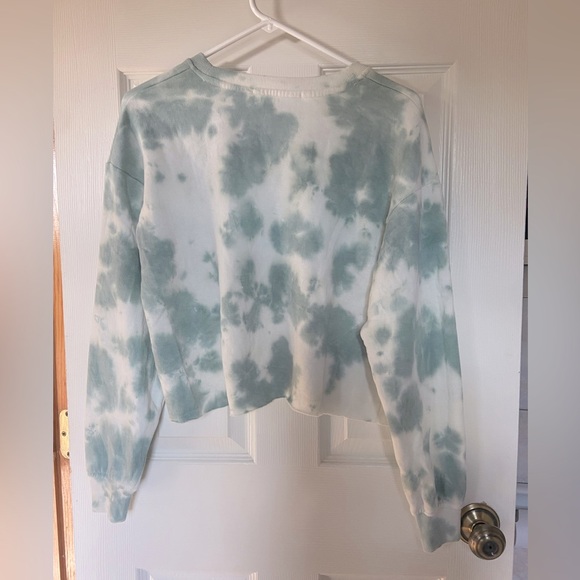 Hippie Rose Whispering Sage Tie-Dye Crewneck Sweatshirt XS - Picture 2 of 5